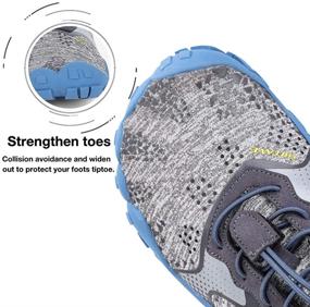 img 1 attached to 👟 hiitave Unisex Trail Running Barefoot Shoes: Ultimate Lightweight Gym Athletic Walking Shoes for Outdoor Sports & Cross Training