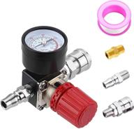 versatile preciva air compressor pressure regulator with dial gauge and four way valve for enhanced control and performance logo