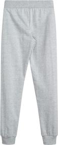 img 1 attached to Детские спортивные брюки DKNY Joggers Heather: стильная и удобная детская одежда.