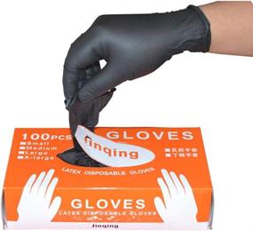 img 3 attached to 🧤 Lurrose Nitrile Examination Gloves for Piercing - Disposable