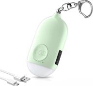 🔒 safesound personal alarm siren song - 130db self defense alarm keychain with emergency led flashlight, usb rechargeable - security personal protection device for women, girls, kids, and the elderly logo