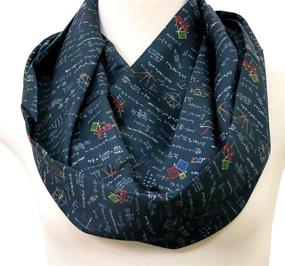 img 1 attached to 🧮 Di Capanni Math Infinity Scarf: Perfect Algebraic Accessory for Woman Engineers, Teachers, Nerds, and Geeky Students