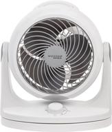 🌬️ iris usa, inc. pcf-hd18u woozoo oscillating circulator fan - 7" blade, white: powerful and efficient cooling solution logo