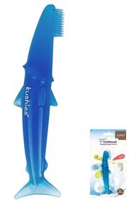 img 2 attached to Blue Kushies Flexible Training Toothbrush: 1% Silicone, Latex Free - Ideal for Infant Oral Care