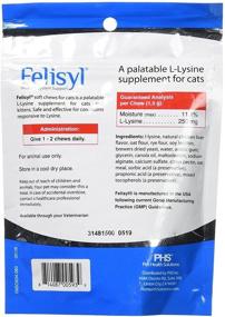 img 2 attached to 🐱 Felisyl Immune System Support for Cats - Enhance Feline Health with L-Lysine - Boost Antibody Production - Support Respiratory Health, Vision, and Tissue - 60 Soft Chews