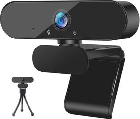 img 4 attached to 📸 ZEALINNO 1080P Webcam with Microphone and Tripod Stand - HD Laptop USB Webcam for ZOOM, Video Calling, Recording, Conferencing, Gaming - Plug and Play Web Camera with 110-Degree Widescreen