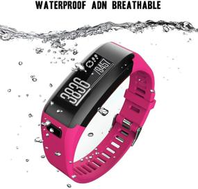 img 3 attached to Замена силиконового браслета BossBlue Garmin Vivosmart для благополучия и релаксации