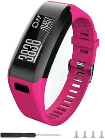 img 4 attached to Замена силиконового браслета BossBlue Garmin Vivosmart для благополучия и релаксации