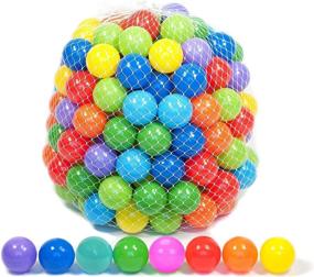 img 4 attached to 🏀 Vibrant Colors Plastic Balls for Sports & Outdoor Play by Playz