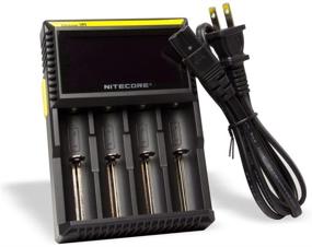 img 3 attached to Зарядное устройство NiteCore D4 с ЖК-панелью для Li-Ion, Ni-MH, Ni-Cd-аккумуляторов – включая автомобильный адаптер и дополнительный аккумуляторный ящик.