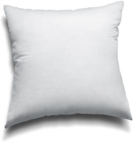 img 1 attached to 🛋️ EDOW Set of 4 Lightweight Throw Pillow Inserts - Grey (18x18)