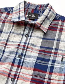 img 1 attached to 👕 ONEILL Boys' Short Sleeve Button Asphalt Tops, Tees & Shirts: Stylish and Comfortable Wear for Boys