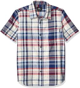 img 2 attached to 👕 ONEILL Boys' Short Sleeve Button Asphalt Tops, Tees & Shirts: Stylish and Comfortable Wear for Boys