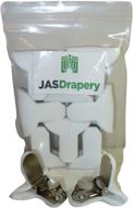 prevent comforter shifting with 8 pack of jas drapery padded comforter clips logo