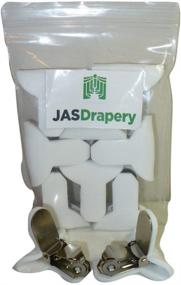 img 3 attached to Prevent Comforter Shifting with 8 Pack of JAS Drapery Padded Comforter Clips