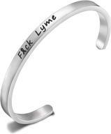 zuo bao bracelet: trendy invisible awareness girls' jewelry for a fashionable statement logo