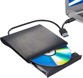 img 4 attached to 📀 Silent Highspeed Ultrathin External Blu-ray Drive, DVD CD Portable 3D Blu-ray Burner, USB3.0 & Type-C Port, Compatible with Windows XP/7/8/10