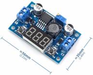 ➡️ qebidum lm2596s dc-dc buck converter: step-down regulator power module with led voltmeter display logo