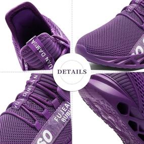 img 1 attached to Effortless Performance: Tvtaop Lightweight Women's Athletic Running Sneakers