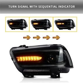 img 1 attached to Projector Headlights Compatible Sequential YAA CHR 0288