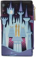 loungefly disney cinderella castle wallet logo