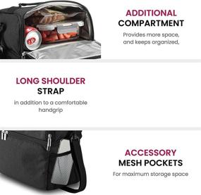 img 1 attached to 8-Piece Insulated Lunch Box Set with Glass Food Containers and Ice Pack – Ideal Lunch Bag for Women and Men at Office Work