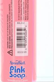 img 1 attached to 🌸 Optimized Brush Cleaner 8 fl oz - Pink Soap for Speedball Brushes