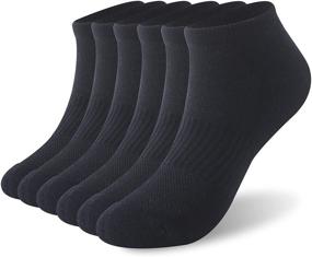 img 4 attached to 🧦 SPST Soft Bamboo Socks: Comfy Ankle Length Cushioned Mesh, Moisture Wicking Low Cut Socks for Women and Men - Perfect for Casual Running and Hiking