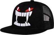 quanhaigou skeleton trucker adjustable snapback sports & fitness logo