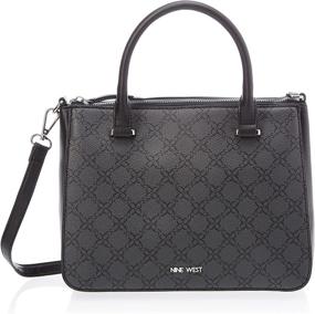 img 4 attached to 👜 Stylish and Functional Nine West Kameron Satchel: Perfect Accessory for Any Occasion