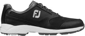 img 1 attached to FootJoy Athletics Golf Shoes White M: Peak Performance Footwear for Golfers