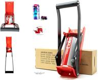 🧲 andrew james heavy duty can crusher - wall-mounted for 12 oz and 16 oz cans - crushes soda, beer, pop cans - recycling aluminum cans for eco-friendly living (red) logo