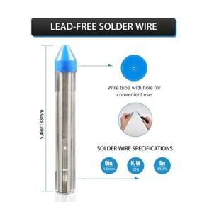 img 1 attached to TOUGS Soldering Iron: 🔥 Achieve Precision with Adjustable Temperature Control