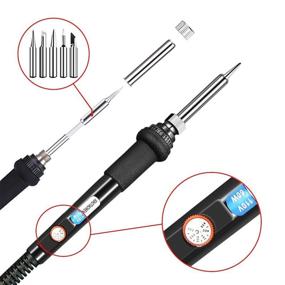 img 3 attached to TOUGS Soldering Iron: 🔥 Achieve Precision with Adjustable Temperature Control