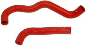 img 1 attached to Mishimoto MMHOSE-F250D-03RD Silicone Radiator Hose Kit Compatible With Ford 6