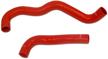 mishimoto mmhose-f250d-03rd silicone radiator hose kit compatible with ford 6 logo