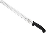 mercer culinary millennia black handle slicer: premium 14-inch blade for seamless cutting logo