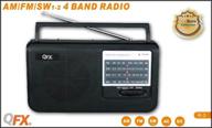 qfx r 3 ретро am радио логотип