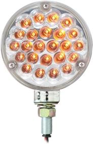 img 1 attached to 🚦 GG Grand General 78362: Enhance Safety with the 4-inch Double Faced Pearl LED Pedestal Light Lens in Amber/Clear - Single Pack