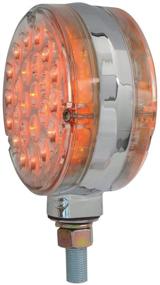 img 3 attached to 🚦 GG Grand General 78362: Enhance Safety with the 4-inch Double Faced Pearl LED Pedestal Light Lens in Amber/Clear - Single Pack