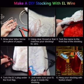 img 1 attached to 🎉 3M Orange EL Wire: Bright and Portable Electroluminescence Wire for Xmas, Parties, Weddings & More!