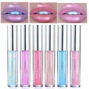 img 4 attached to Lipsticks Metallic Lipstick Aterproof Shinning