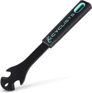 🚴 extra long handle bike pedal spanner wrench - mtb/road bike repair tool for pedal removal and replacement - cycling bicycle pedals repair and replace tool logo