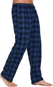 img 3 attached to XXL YINC Cotton Flannel Pajama Set for Comfortable Sleep