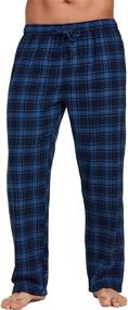 img 4 attached to XXL YINC Cotton Flannel Pajama Set for Comfortable Sleep