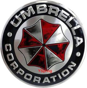 img 4 attached to 🚗 YSpring Resident Evil значок для автомобиля: наклейка Umbrella Corporation 3D из сплава алюминия - стиль A, 1 шт: купить сейчас!