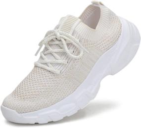 img 4 attached to Pt Hq Breathable Sneakers: Ultra-Lightweight Women's Shoes for Supreme Comfort