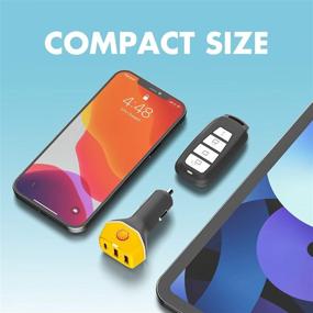 img 1 attached to 🔌 Power Up Your Devices On the Go with Shell USB C Car Charger - 44W 3-Port for Tablets, iPhones, and More!