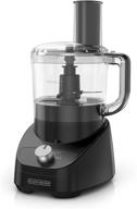 🔪 efficient and versatile spectrum black+decker 3-in-1 easy assembly 8-cup food processor – black fp4150b: enhanced performance for all your culinary needs логотип