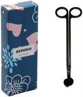 🕯️ bedogo candle wick trimmer - wick cutter in stylish black - ideal gift for candle enthusiasts logo